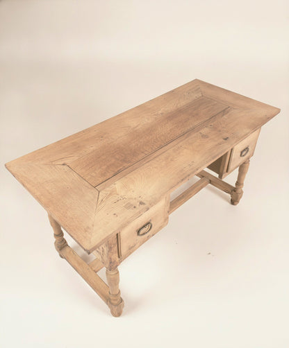 Escritorio Antiguo Francés de Roble Lavado | Estilo Luis XIII, Siglo XIX