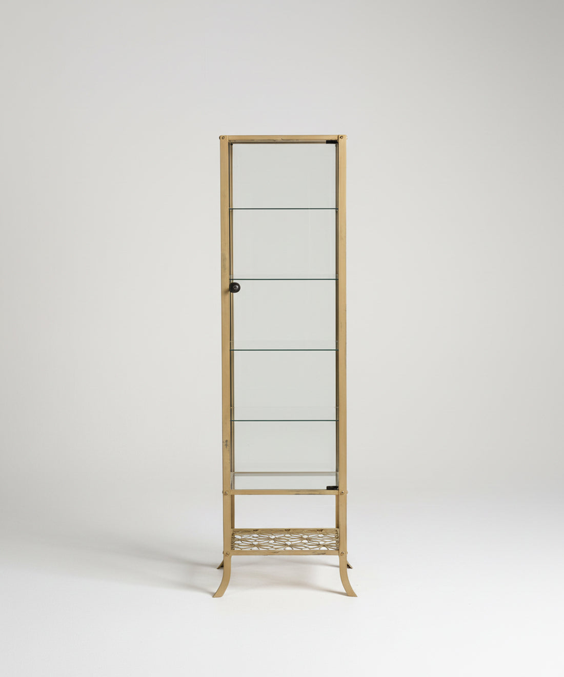 Vitrina alta de hierro