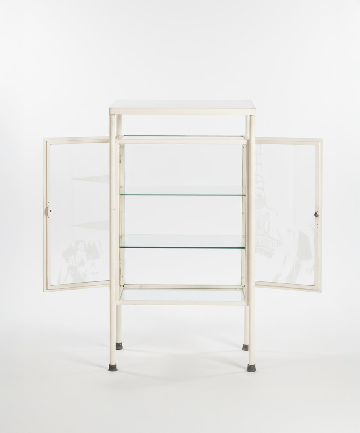 Vitrina vintage de médico 1943