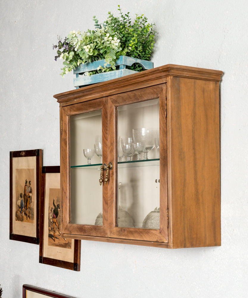 Antique wall display cabinet Teruel