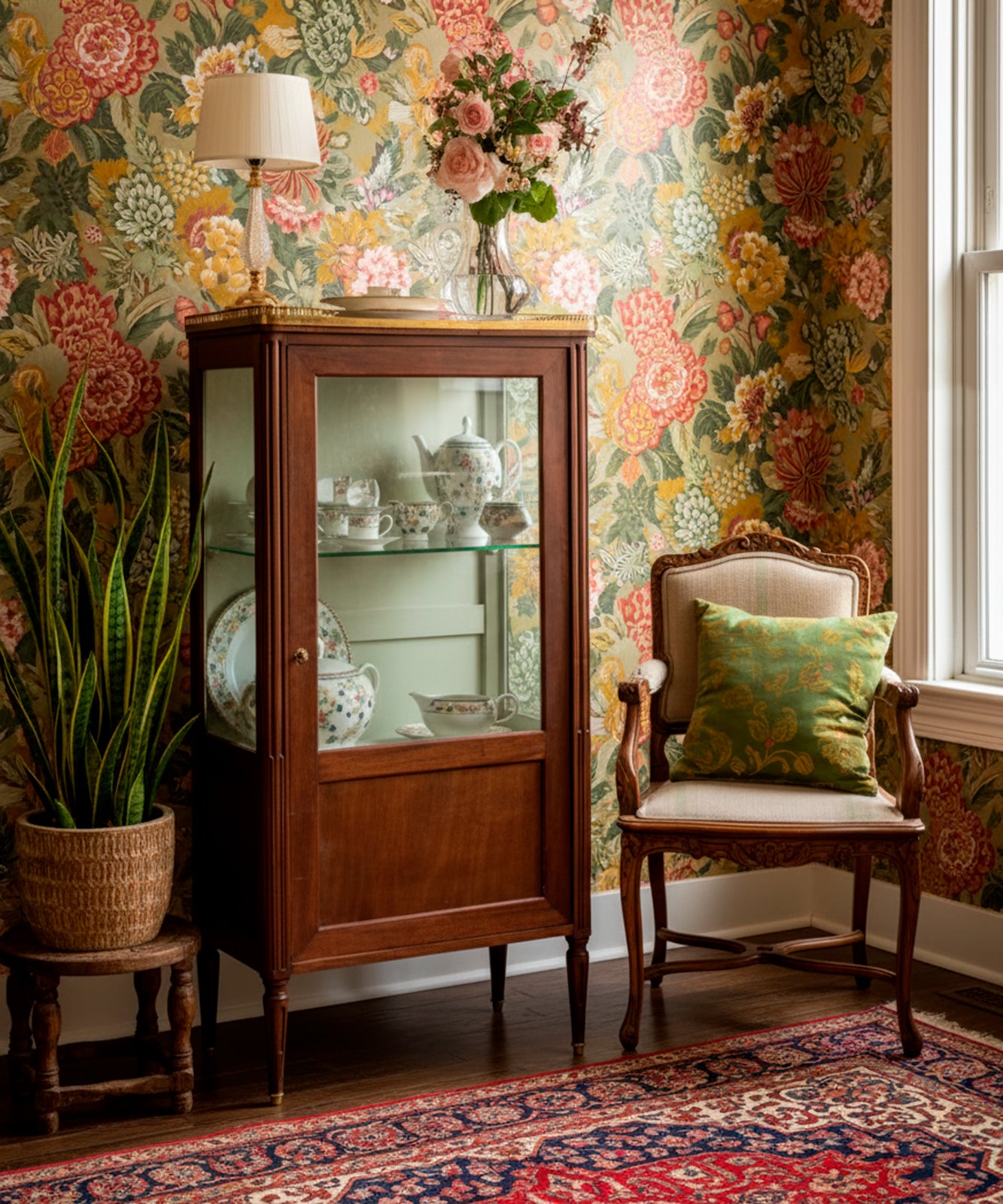 Antique Louis XVI display case