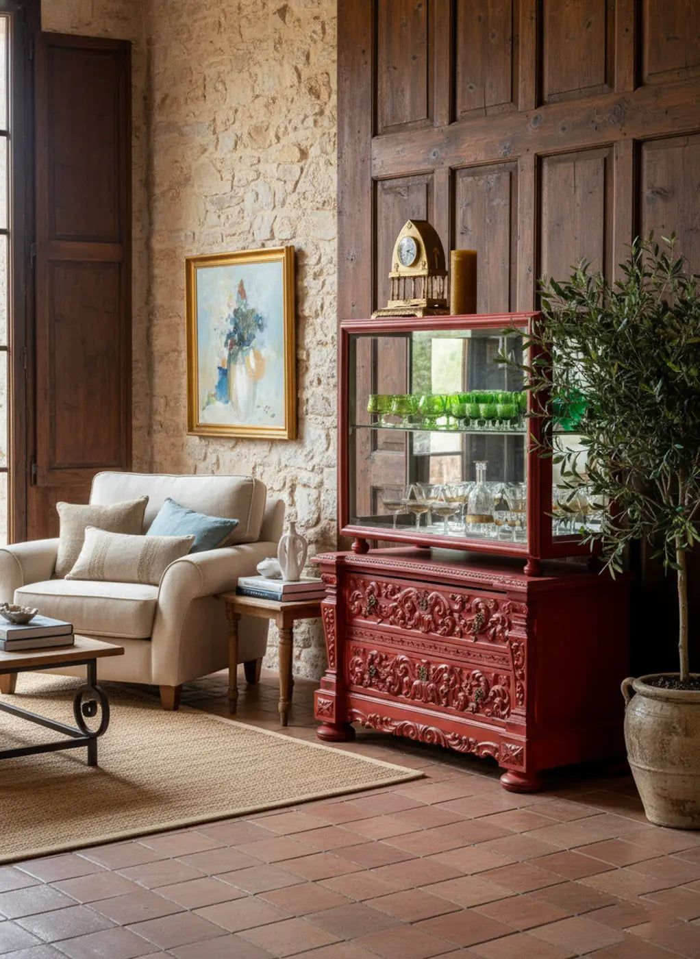 Vitrina antigua Magots Antique arte y decoracion
