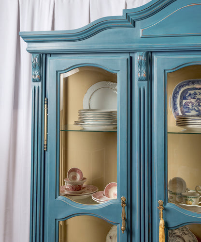 Lena antique French display cabinet