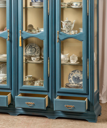 Lena antique French display cabinet