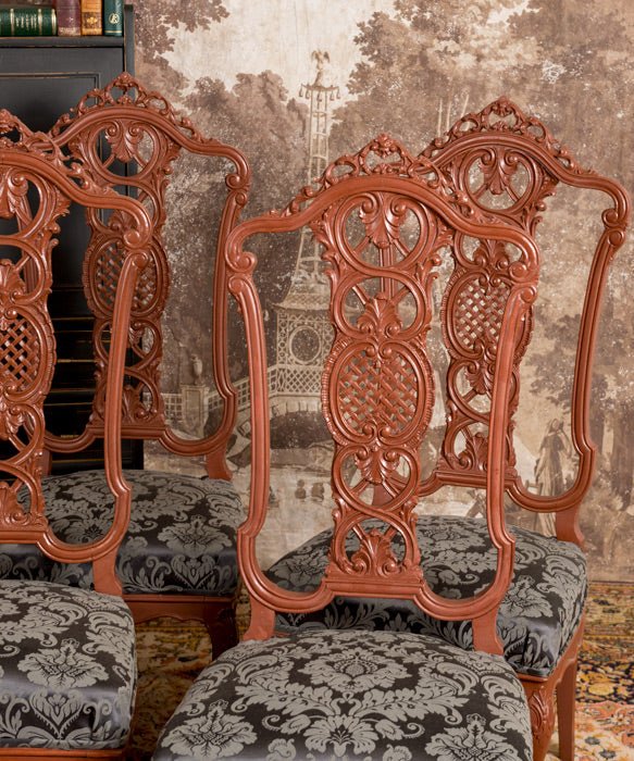 Conjunto de 6 sillas antiguas Jade - Antique arte y decoracion