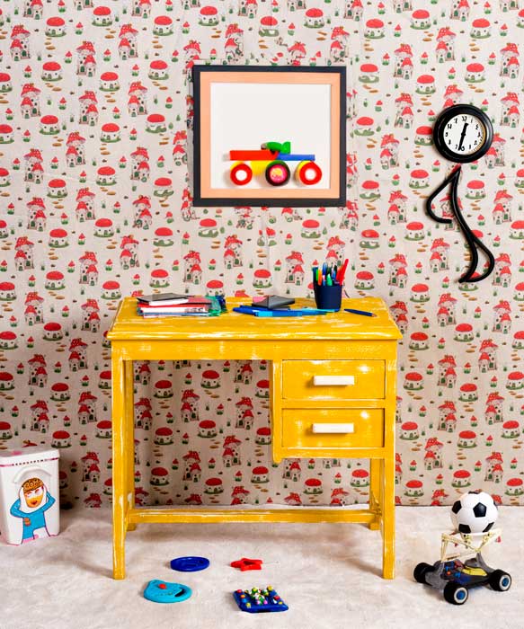 Escritorio antiguo infantil Dani - Antique arte y decoracion