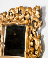 Espejo antiguo dorado de estilo barroco - Antique arte y decoracion