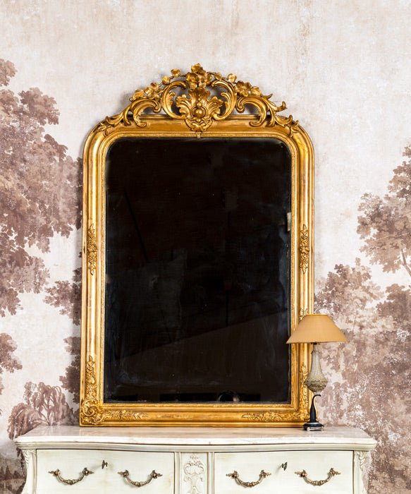 Espejo antiguo dorado Limours - Antique arte y decoracion