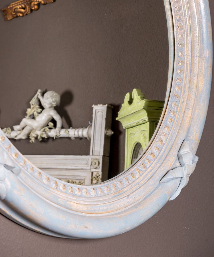 Espejo redondo antiguo Alvin - Antique arte y decoracion