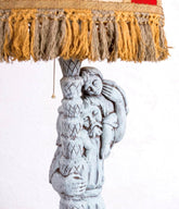 Lámpara de sobremesa antigua tallada - Antique arte y decoracion