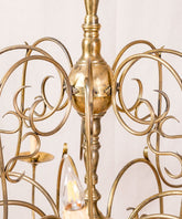 Lámpara de techo vintage de latón Bellver - Antique arte y decoracion