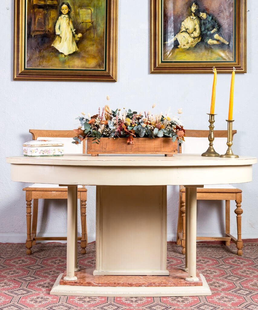 Mesa auxiliar antigua Doncelle - Antique arte y decoracion