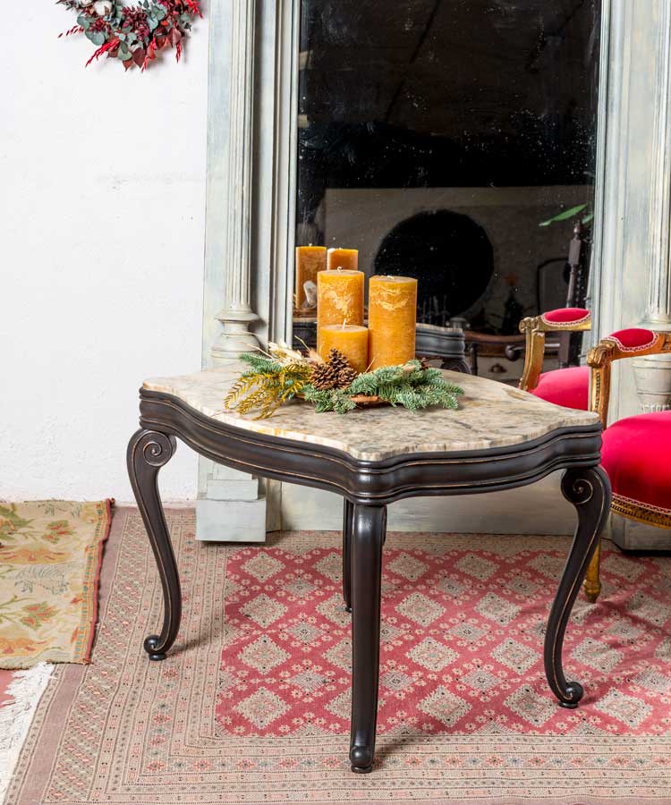Mesa auxiliar antigua Hellen - Antique arte y decoracion
