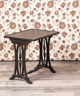 Mesa auxiliar antigua restaurada ninette - Antique arte y decoracion