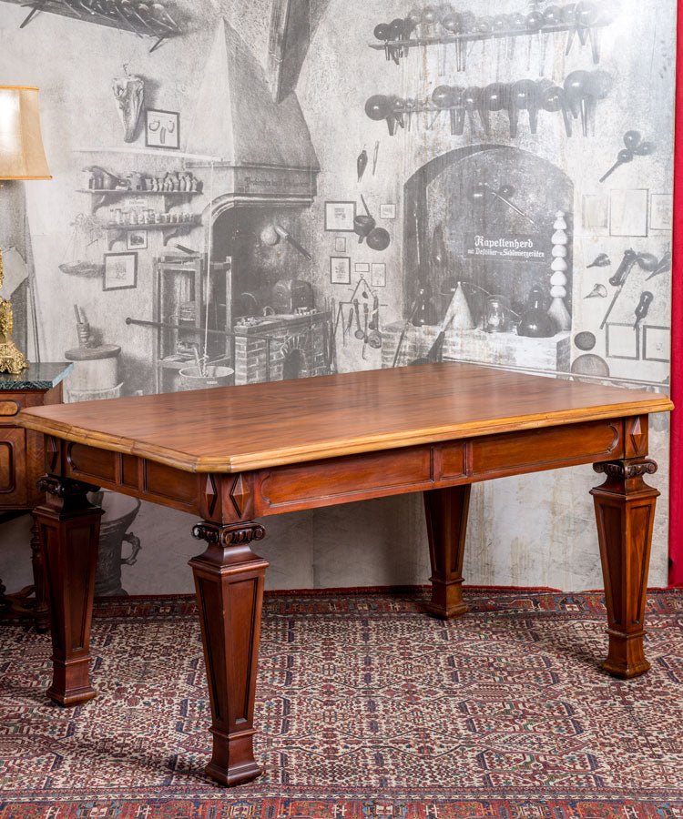 Mesa de comedor antigua de caoba cubana - Antique arte y decoracion