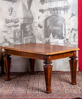 Mesa de comedor antigua de caoba cubana - Antique arte y decoracion