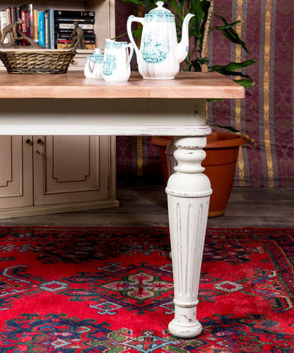 Mesa de comedor antigua restaurada Laurette - Antique arte y decoracion