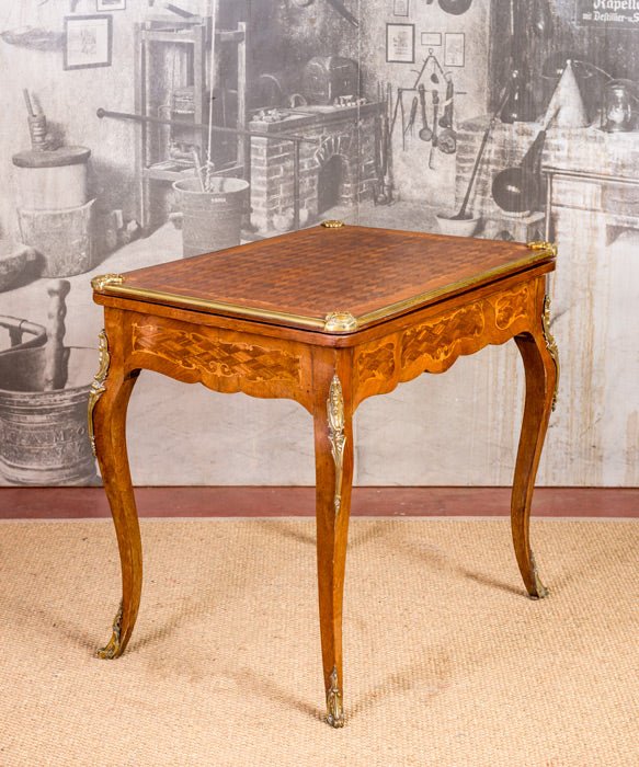Mesa de juego antigua Luis XV - Antique arte y decoracion