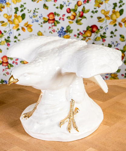 Pareja de águilas de cerámica - Antique arte y decoracion