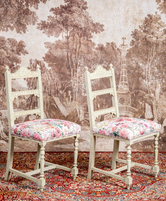 Pareja de sillas antiguas Belmont - Antique arte y decoracion