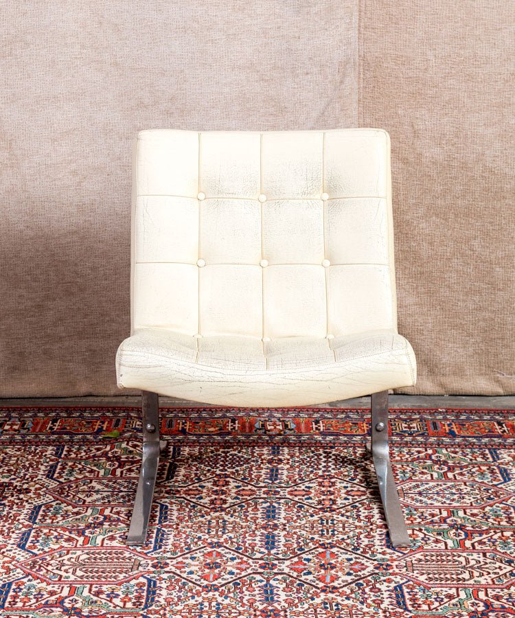 Sillón de piel diseño vintage Tosi - Antique arte y decoracion