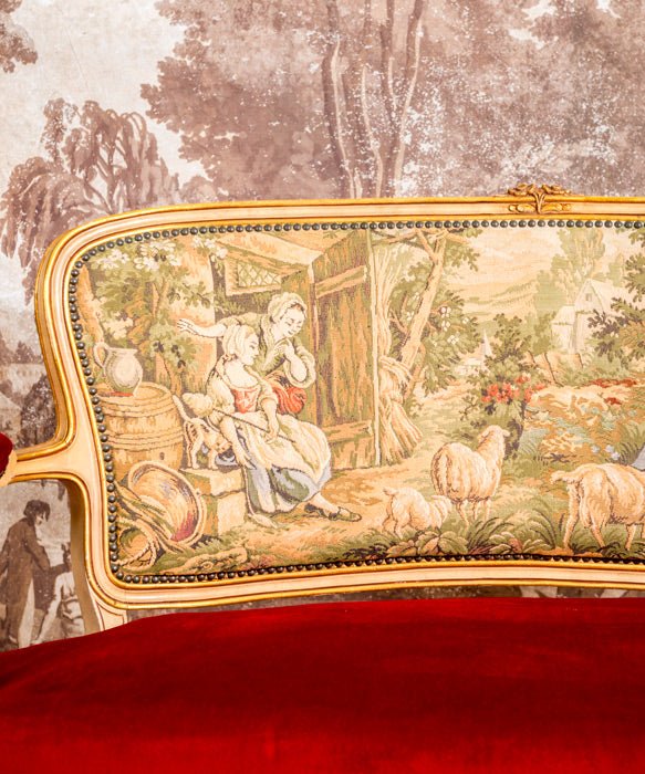 Sofá antiguo Luis XV - Antique arte y decoracion