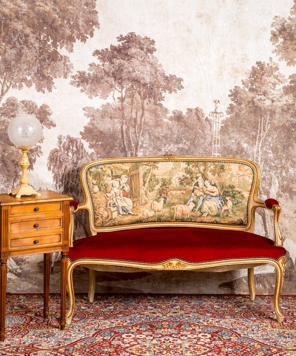 Sofá antiguo Luis XV - Antique arte y decoracion