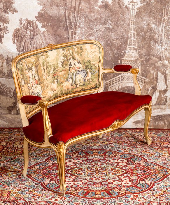 Sofá antiguo Luis XV - Antique arte y decoracion