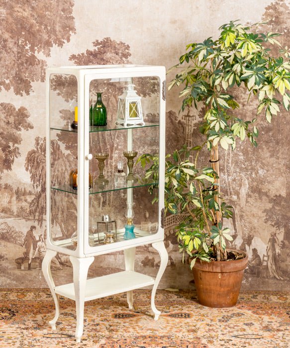 Vitrina antigua de médico 1940 - Antique arte y decoracion